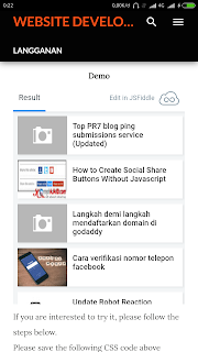 Simple Recent Posts Blogger Plus Thumbnails