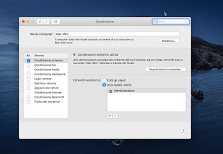 Cambio nome Mac Nome Mac