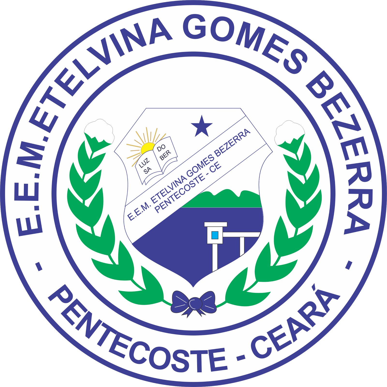 Logotipo da Escola Etelvina Gomes Bezerra
