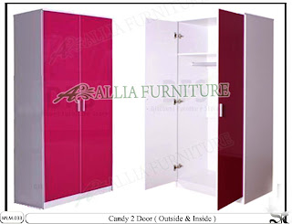 Lemari Modern Minimalis Warna 2 Pintu Candy Lemari Modern Minimalis Warna 2 Pintu Candy
