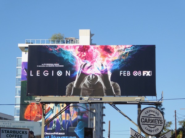 Legion series premiere billboard Legion series premiere billboard