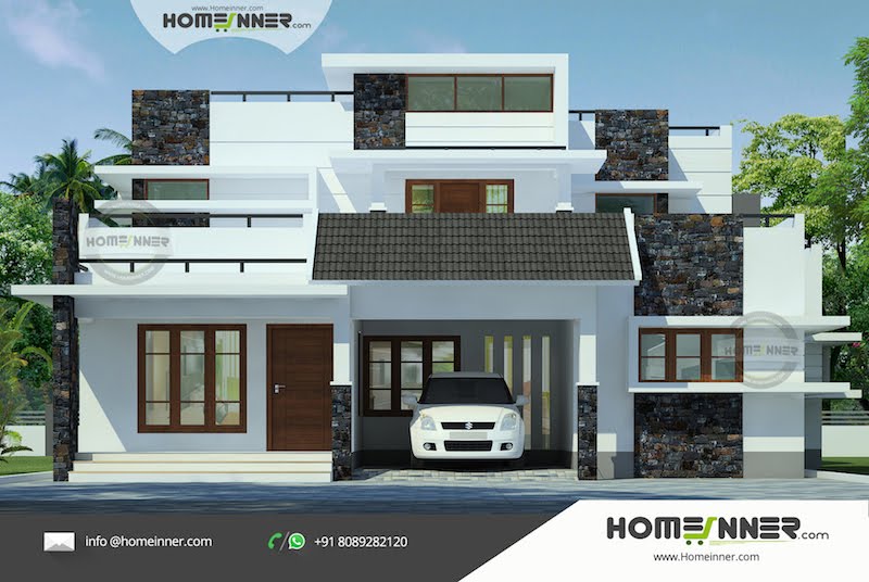 Luxury Modern 4 Bedroom Villa Design in 2354 sqft .psd Luxury Modern 4 Bedroom Villa Design in 2354 sqft .psd