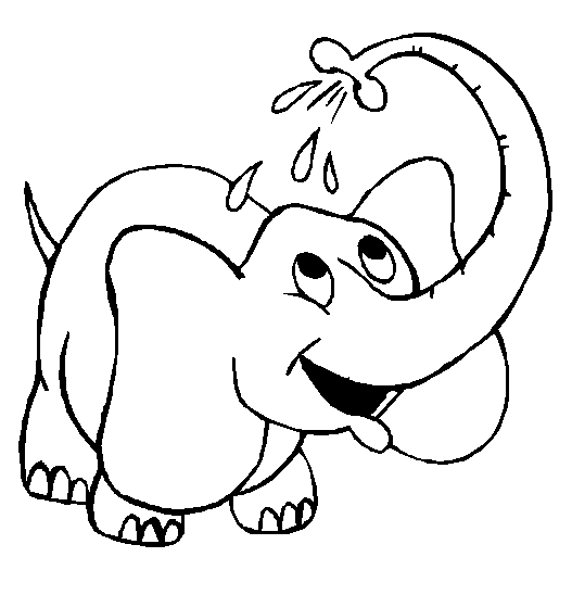 baby circus animals coloring pages - photo #15