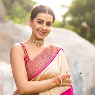 Actress Nikki Galrani New Saree Photos Actress Nikki Galrani New Saree Photos