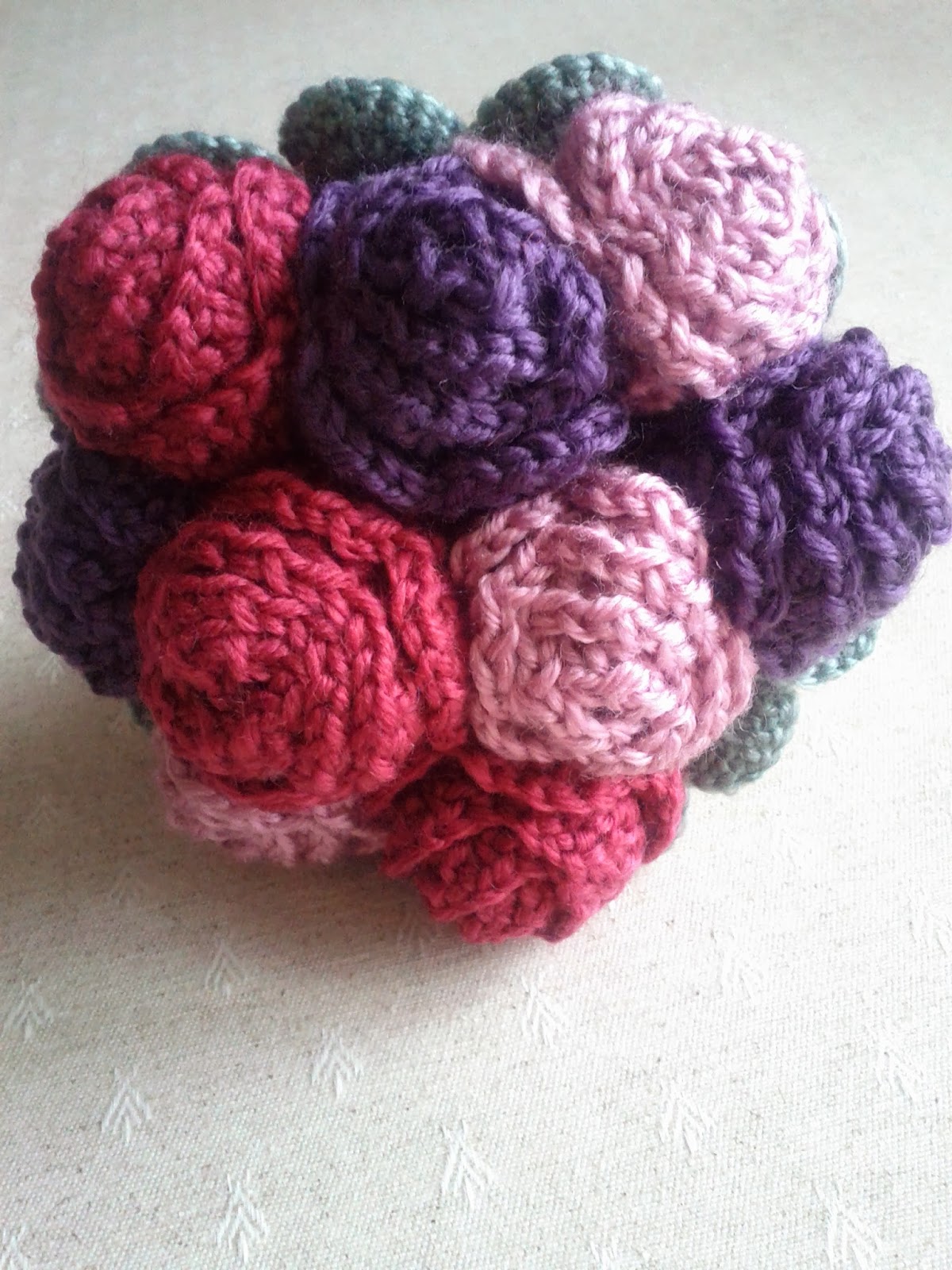 les passions de véronique Bouquet de fleur en crochet