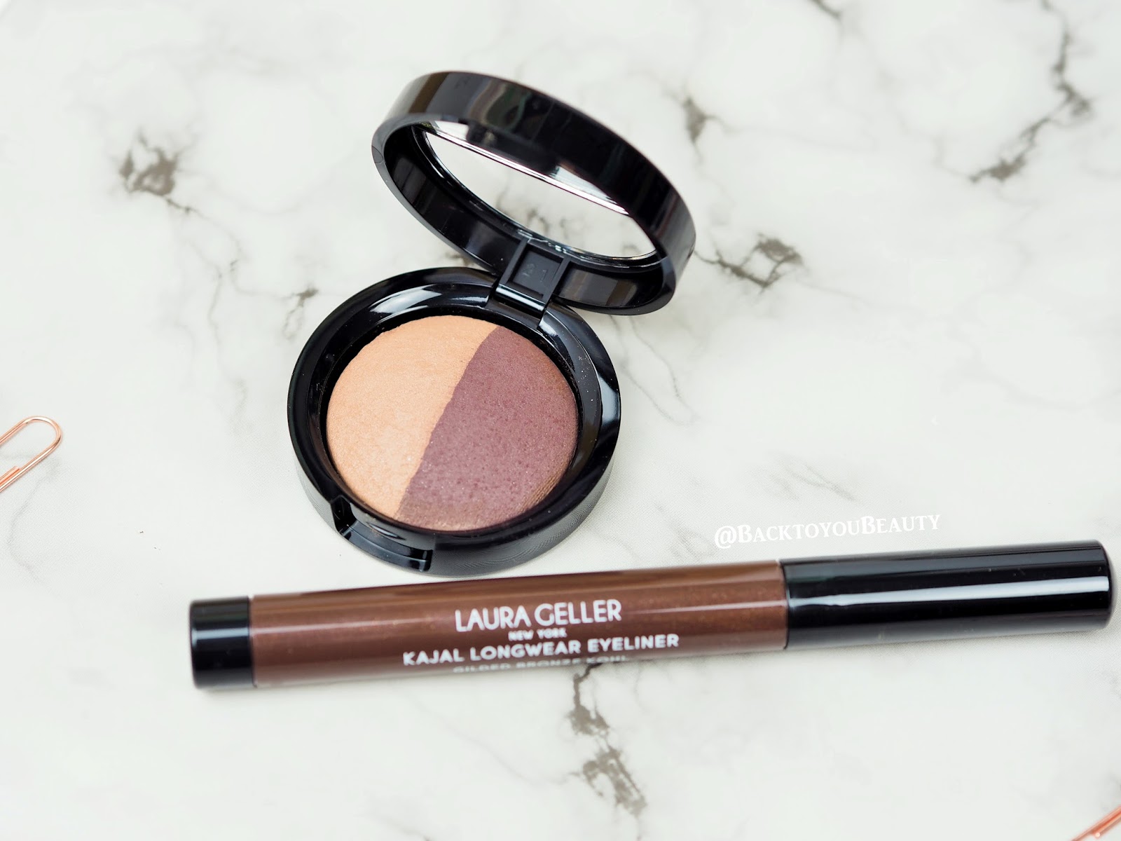 Laura Geller Eye Shadow Duoe Honey Butter & Bordeaux Buzz Laura Geller Eye Shadow Duoe Honey Butter & Bordeaux Buzz