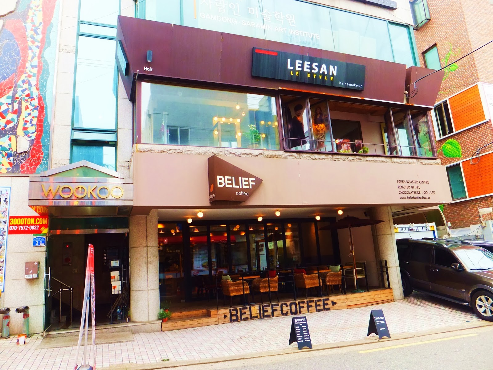 HAPPYDALKIS 7 Oct 2013 Haircut at Hongdae