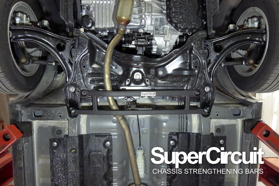 SUPERCIRCUIT CHASSIS STRENGTHENING BARS Perodua Bezza Front Strut Bar