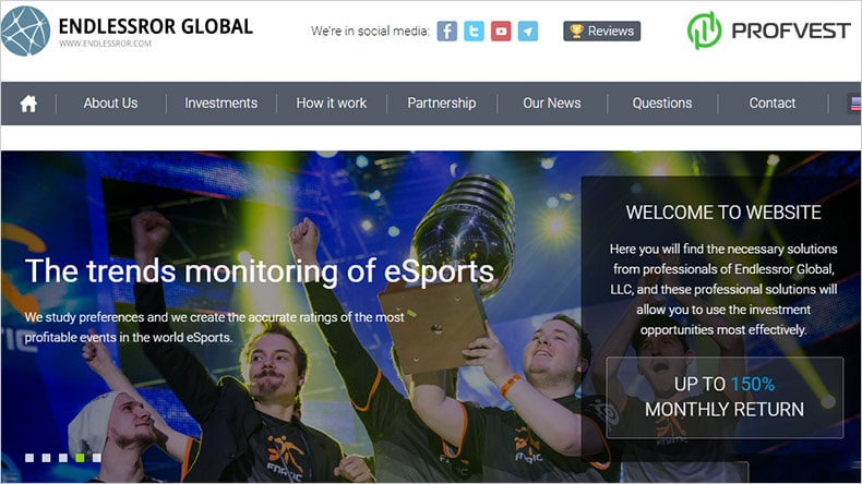 Endlessror Global: обзор и отзывы HYIP проекта endlessror.com (мой вклад 450$) Endlessror Global обзор и отзывы HYIP проекта endlessror.com