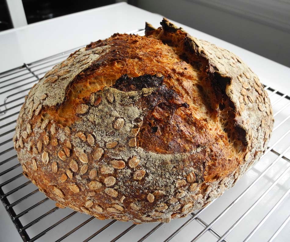 Baking Artisan Bread Rye Porridge Bread (70 White Flour)