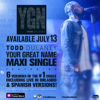  The title track from his third album is yet THE MAXI SINGLE: Todd Dulaney Releases ‘Your Great Name’ (DOWNLOAD-available)