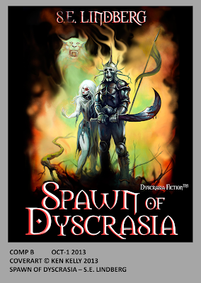 Spawn of Dyscrasia - S.E. Lindberg - Covert Art by Ken Kelly 2013