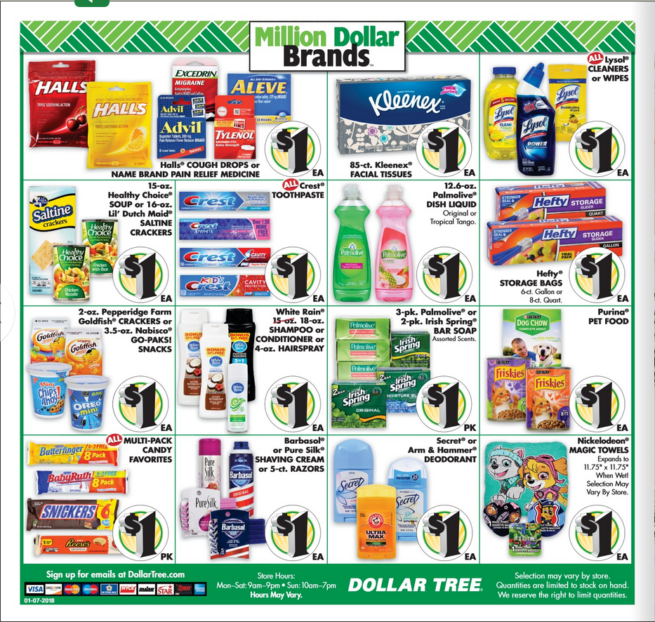 Dollar tree weekly coupon deals