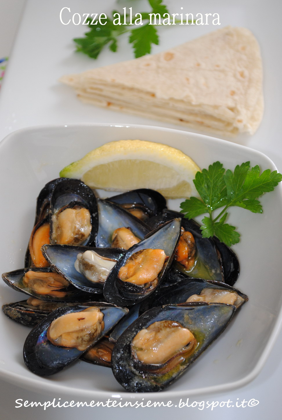 Semplicemente Insieme: Cozze alla marinara