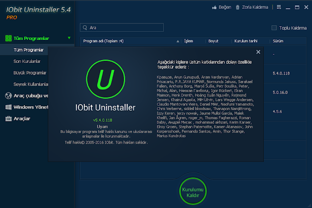 IObit Uninstaller Pro iobit uninstaller pro indir
