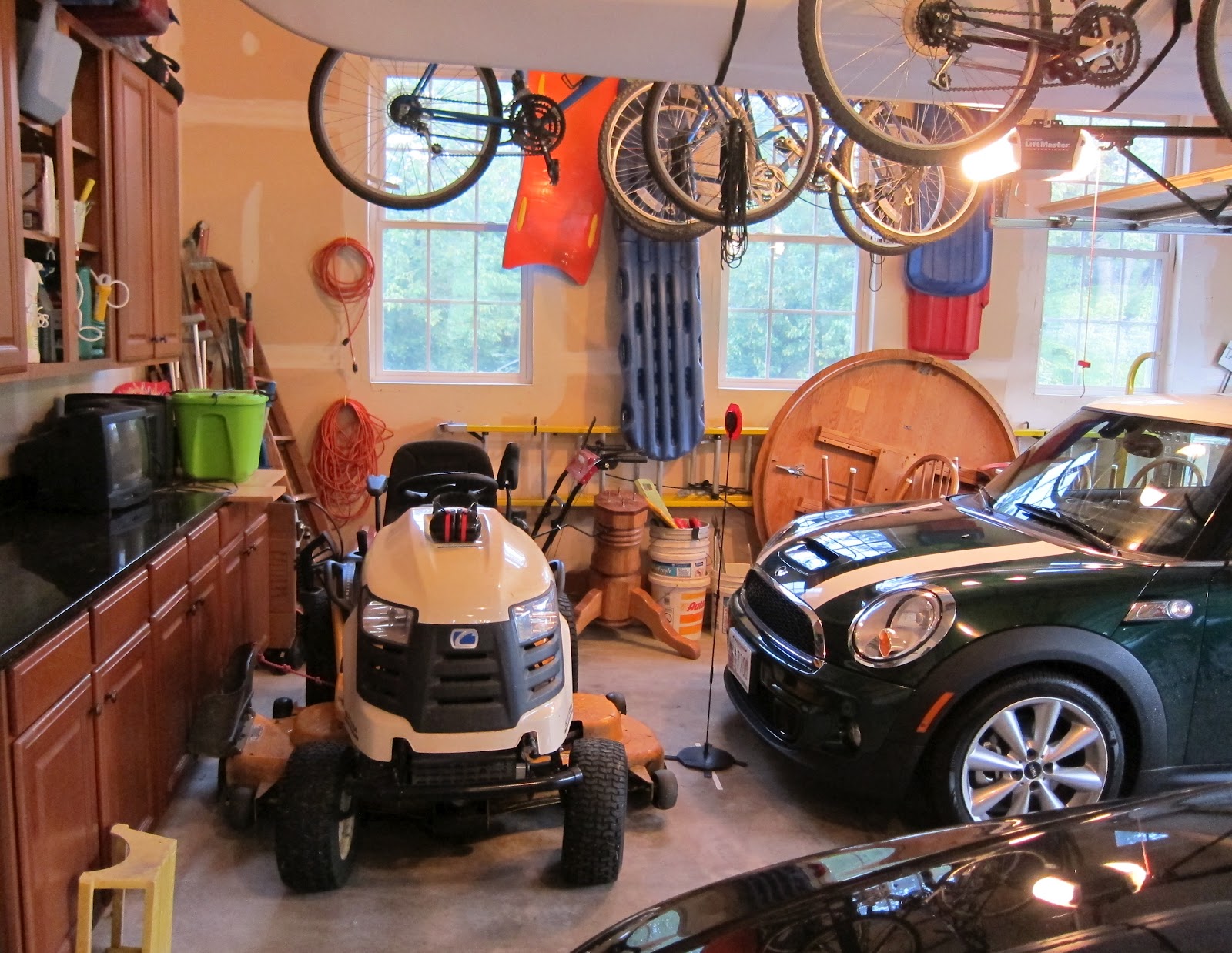 Whistling Prairie Cleaning the Garage