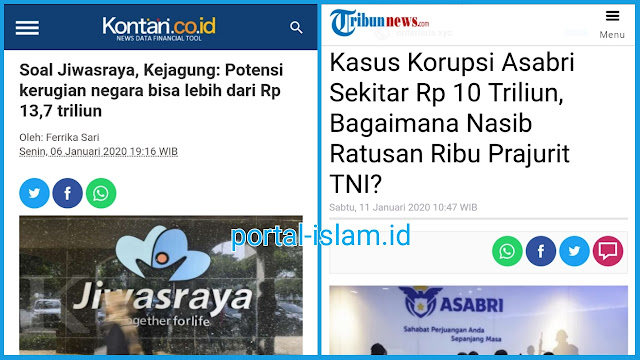 Belum Selesai Jiwasraya, Terbitlah Asabri Belum Selesai Jiwasraya, Terbitlah Asabri