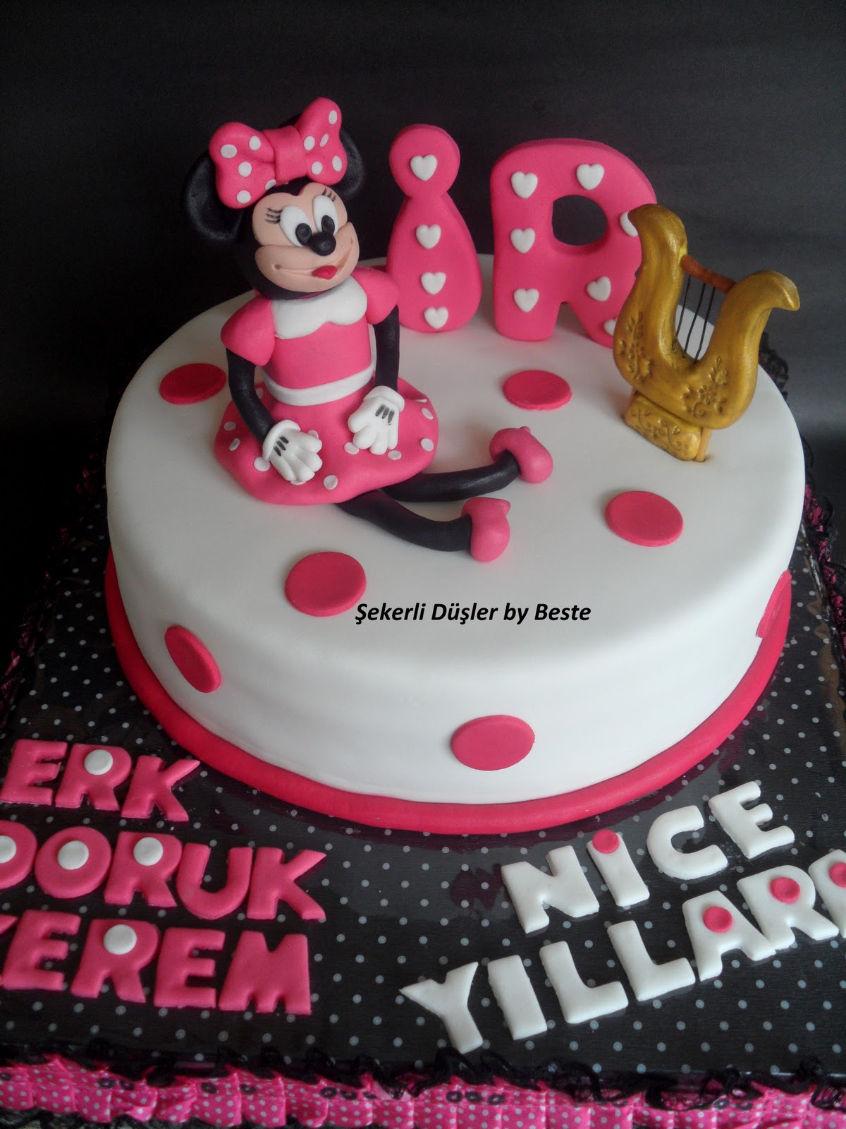 Şekerli Düşler by Beste Minnie Mouse pasta 2&hellip;