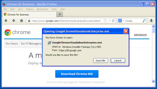 google chrome standalone installer 64 bit msi