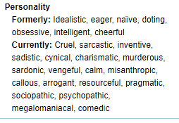 personality syndrome disney look
