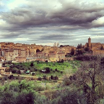 Siena, vista panoramica dal Prato di Sant'Agostino