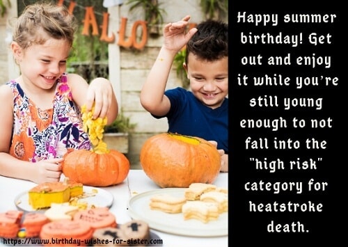 Funny Birthday wishes for Sister Image