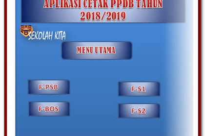 Aplikasi Ppdb Sd/Smp/Sma/Smk Tahun Pelajaran 2018/2019