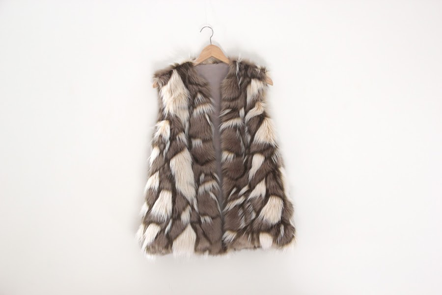 DIY Tutorial: Como hacer chaleco de pelo (patrones gratis)