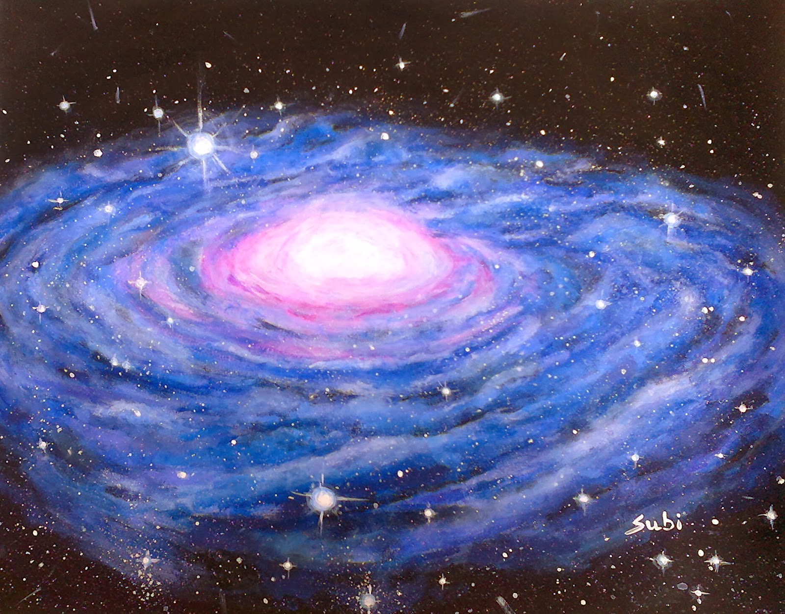 Galaxies Paintings Acrylic Arts wallpapers