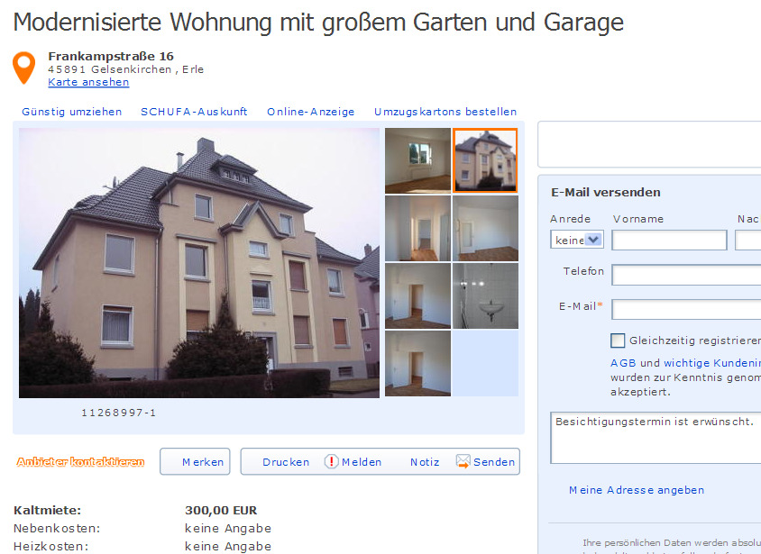 Wohnung Mit Garten Gelsenkirchen Erle wohnungsbetrug modernisierte wohnung mit Wohnung Mit Garten Gelsenkirchen Erle wohnungsbetrug modernisierte wohnung mit