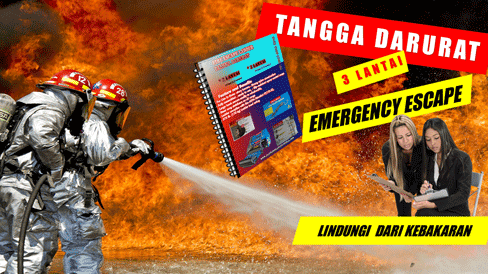Tangga Darurat 3 Lantai Emergency Escape Jual Tangga Darurat 3 Lantai Emergency escape