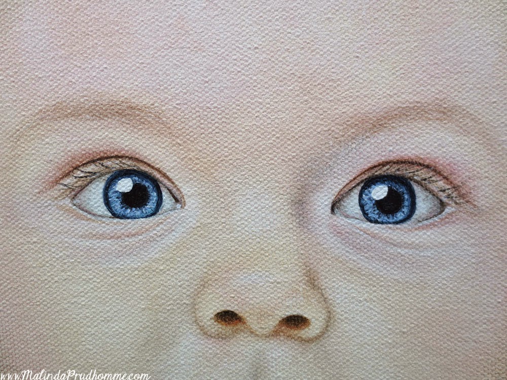 Malinda Prud'homme A Mixed Media Artist's Blog Adorable Baby Zoey