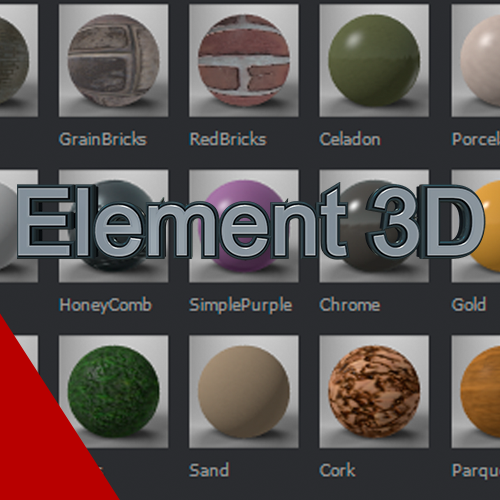 materials that glow in element 3d
