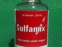  Sulfamix - ObatYang Digunakan Untuk Mengobati Burung Kenari Yang Sakit Berak Darah, Berak Kapur dll