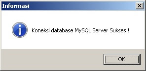 Cara Membuat Form Koneksi Database MySQLServer Menggunakan VB6