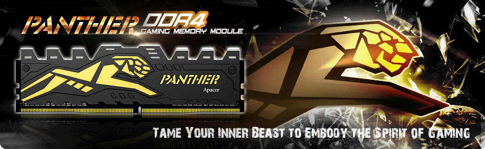 Apacer's PANTHER DDR4 Blade and SSD AS330