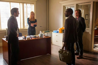 Charlie Cox, Deborah Ann Woll and Elden Henson in Netflix's Daredevil TV series