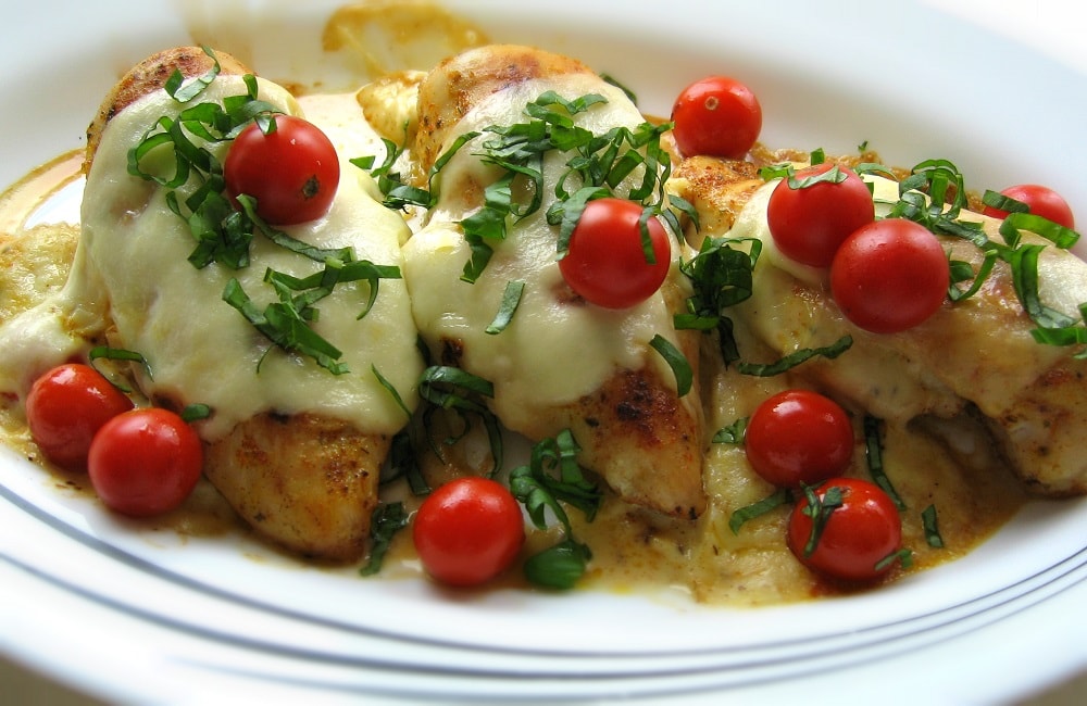 Frango caprese Frango caprese