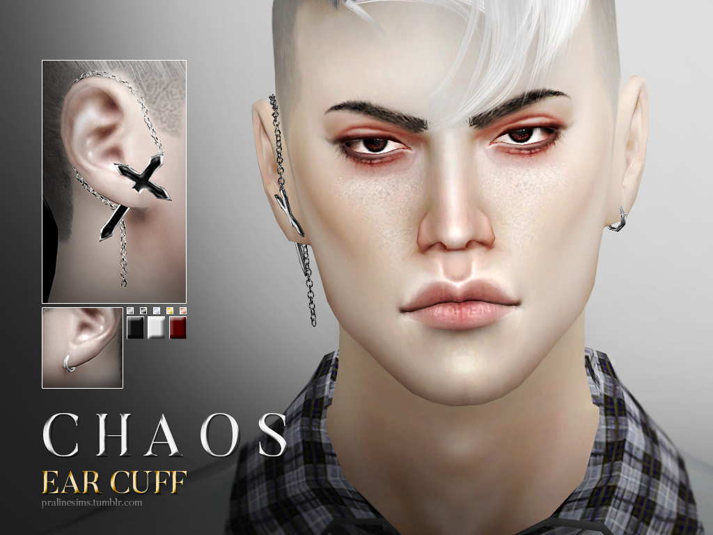 Sims 4 CC's The Best Ear cuff by Pralinesims