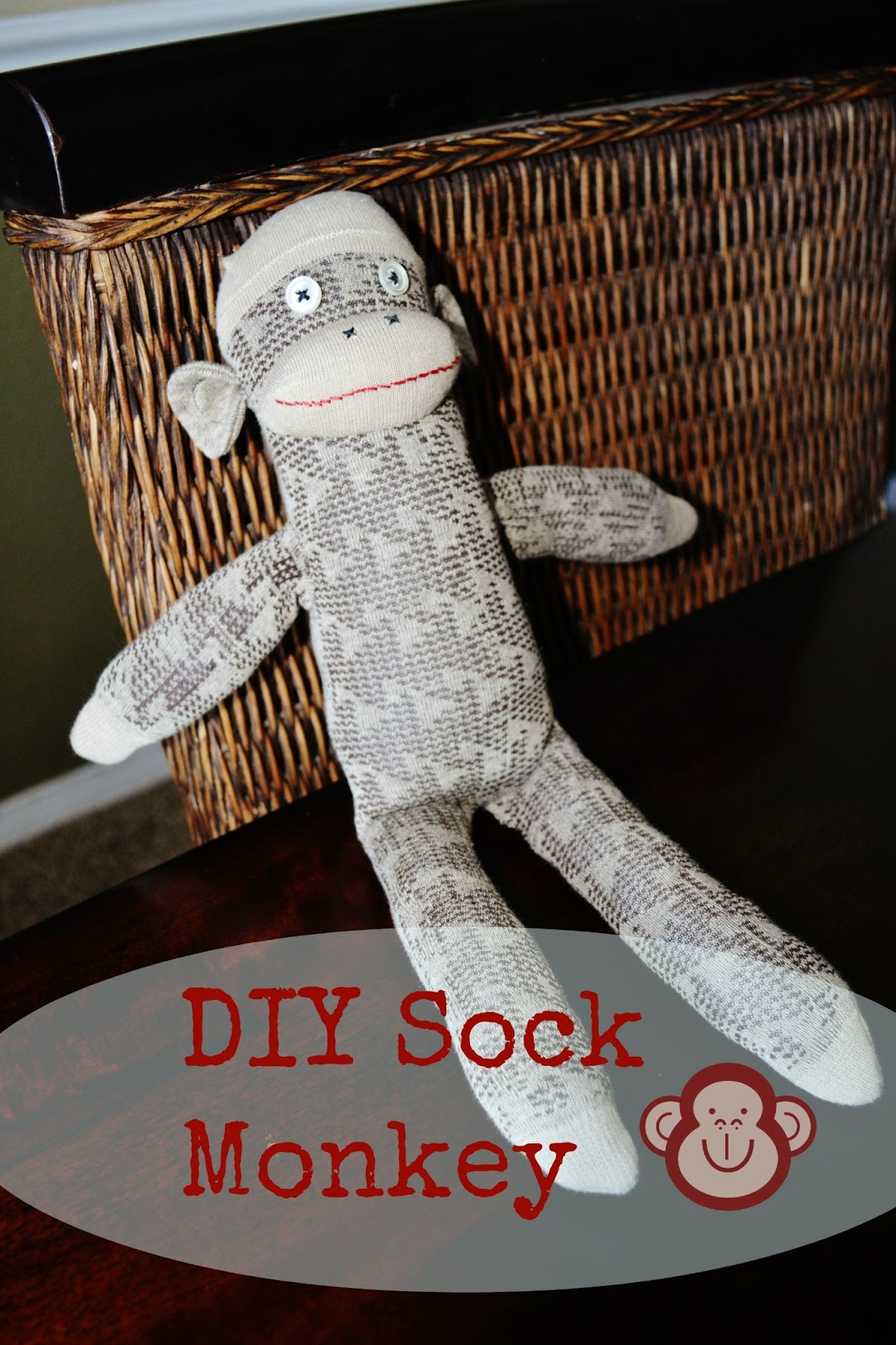 No sew top sock monkey