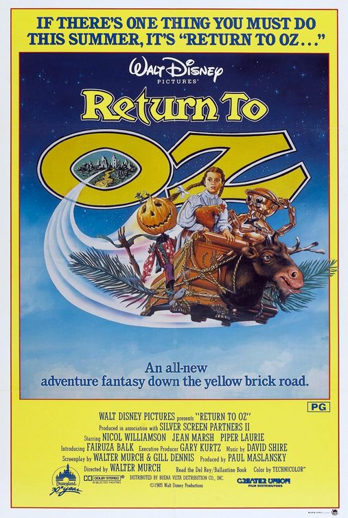 Return To Oz  Wizard Of Oz  1985 Movie Promotion Stickers/ Disney Pictures 
