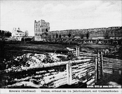 Castle in Krewo. 1915 ye