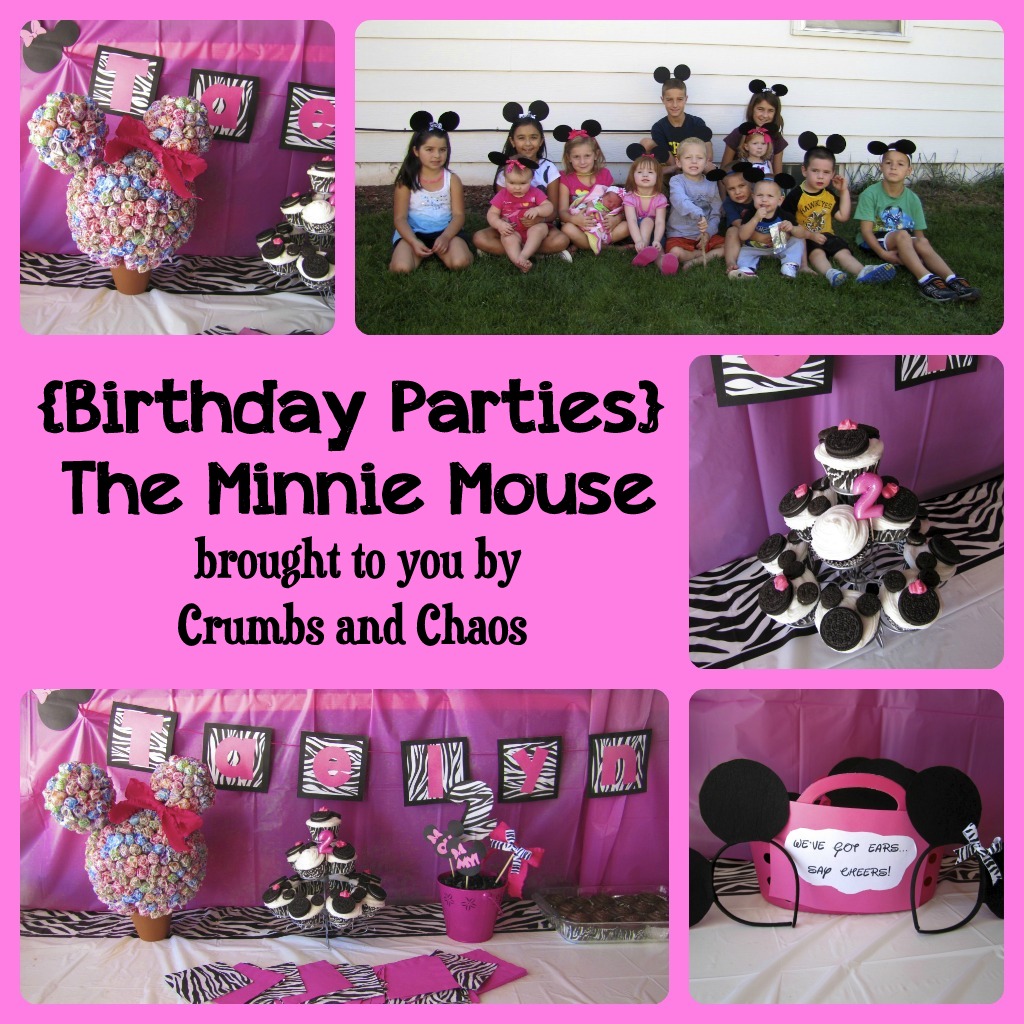 Birthday Parties} The Minnie Mouse - Crumbs and Chaos