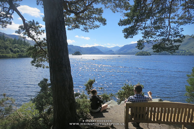 Friars crag view Keswick walk Derwent Water