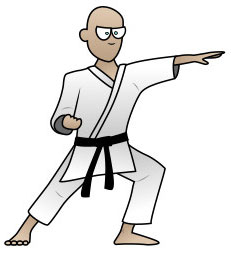 Langkah 9. Super Simpel Menggambar Karateka Langkah 9. Super Simpel Menggambar Karateka