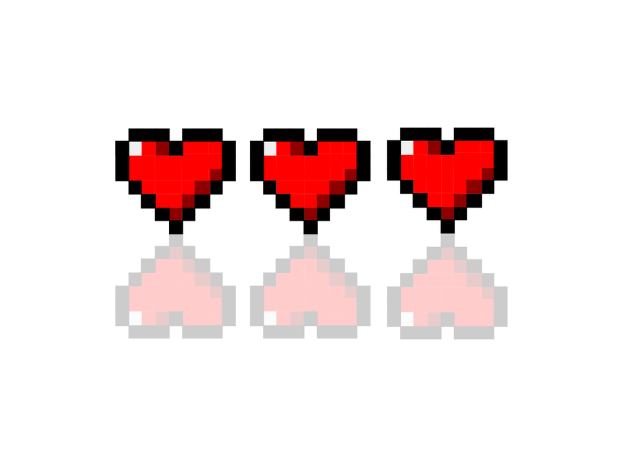 Retrogaming wallpapers: Wallpaper coeurs Zelda 3