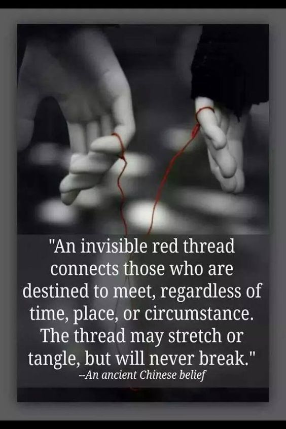 Life....It is what it is The invisible thread that connects us all