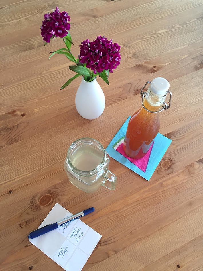16 (Eins Sechs) REZEPT ApfelMinzeSirup