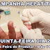 AÇÃO CONTRA HEPATITE QUINTA DIA 27 NA FEIRA DO PRODUTOR JOSÉ RUI VIEIRA