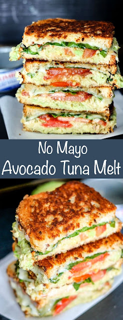 No Mayo Avocado Tuna Melt